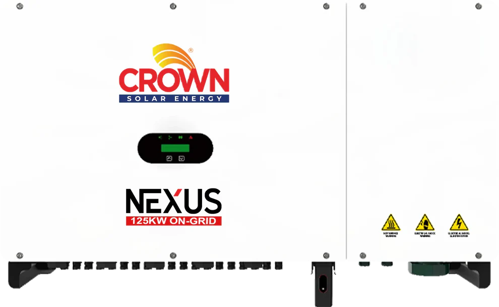 crown nexus 125kw on grid solar inverter